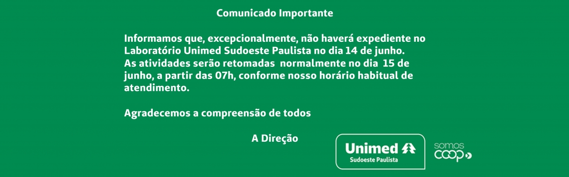 Comunicado Importante